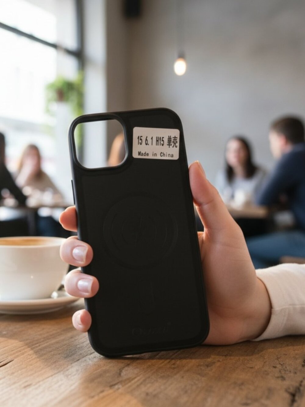 Black Phone Case 6.1" New in Package